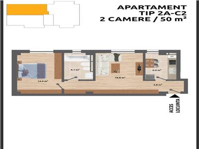 Apartament cu 2 camere in Valea Adanca!